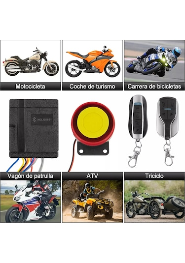 Aubyhe Motorsiklet Güvenlik Sistemi: Uzaktan Başlatma, Kesme Ve Kumandalı Kontrol, 125db Siren, 12v Evrensel Uyumlu, Bluetoothlu, Cs-159a1 Modeli