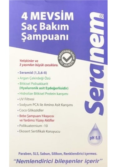 Seranem 4 Mevsim Saç Bakım Şampuan 300 ML