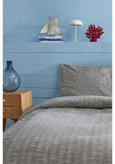 Nautica Home Marlen Tek Kişilik Yatak Örtüsü Seti Antrasit