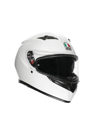 Agv K3 MPLK Mono  Beyaz Motosiklet Kaskı