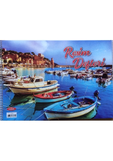 Resim Defteri 15 Yaprak Orta Boy Spiralli Telli 25x35
