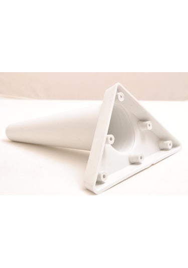 Zeygen Sena Plastik Mobilya Baza Koltuk Kanepe Ayak 8 Adet 20 Cm Beyaz