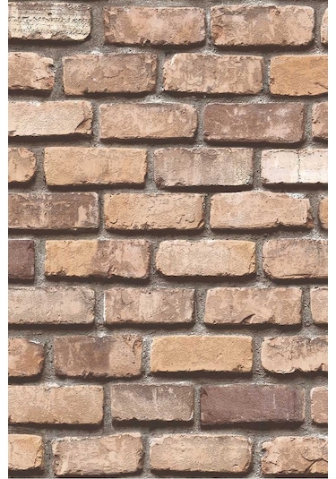 Zümrüt Exclusive Tuğla Desenli Duvar Kağıdı 9030-1