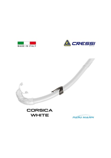 Parumarin Cressi Corsica White Şnorkel