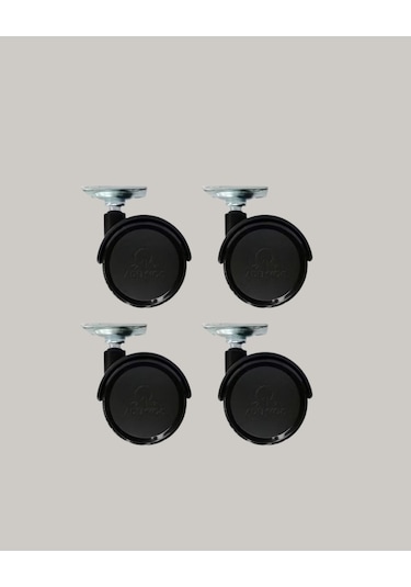 Kilitsiz Mini Tekerlek Ayak 4 Cm 4 Lü Set Kolay Montaj