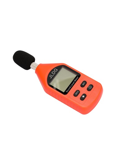 Singree Jd-118 Dijital Gürültü Ölçer, 30-130db Hassas Oran, Lcd Ekran, Taşınabilir Çevre Testeri Pil Hariç