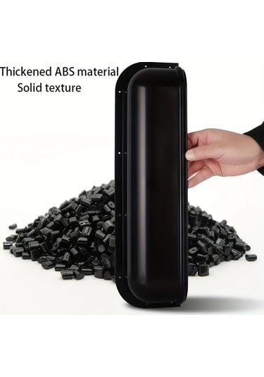 Trendooze 1 Adet Siyah Ev Tipi Araç Depolama Kutusu Universal Kapı İçi Organizatör Siyah Siyah