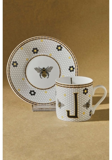 Karaca  J Harfli Kahve Fincanı 80 ml