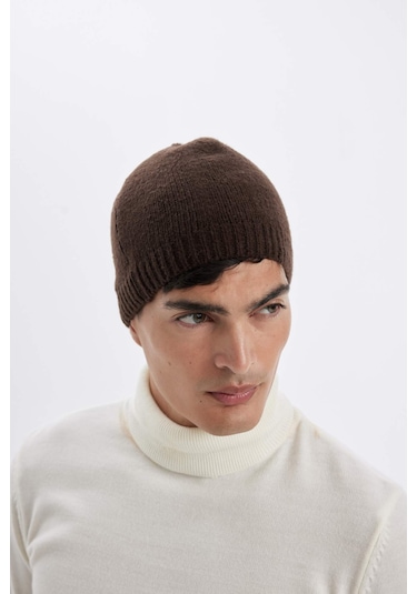 DeFacto Erkek Basic Düz Örme Bere C7138AX24WNBN229