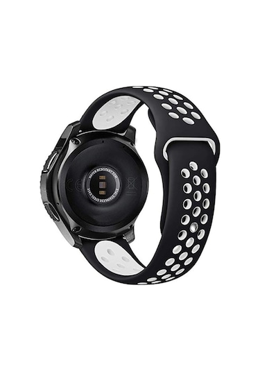 Galaxy Watch 42mm 20mm Krd-02 Uyumlu Kordon Lofy Siyah