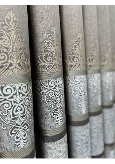 Nivemeshome Çakı Fj672069 V-5327 Toprak 1/3 Sık Pileli Fon Perde Apm Toprak