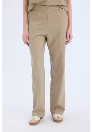 DeFacto Wide Leg Geniş Paça Eşofman Altı Beli Lastikli Cepli Basic Düz D3759AX25SPBG129 DeFacto Wide Leg Geniş Paça Eşofman Altı Beli Lastikli Cepli Basic Düz D3759AX25SPBG129