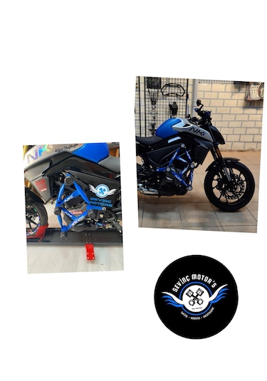 Cf Moto Nk25 Koruma Demiri Mavi