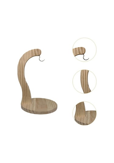 Pazly Suntek Muz Askı Sağlam Modern Raf Ağacı Stand Kancası Yemek Odunu Düzenleme Aksesuarı Odun