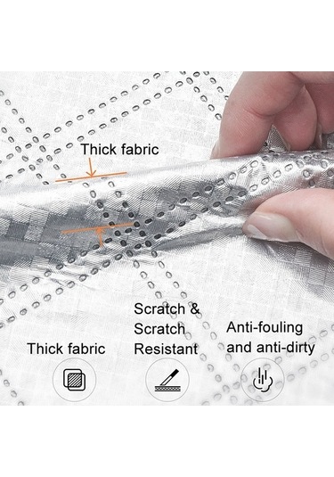 Tongxida Araba Kar Örtüsü - Anti-donma Don Örtüsü - Kış Kalın Araba Giysi - Tam Kapsama Stili