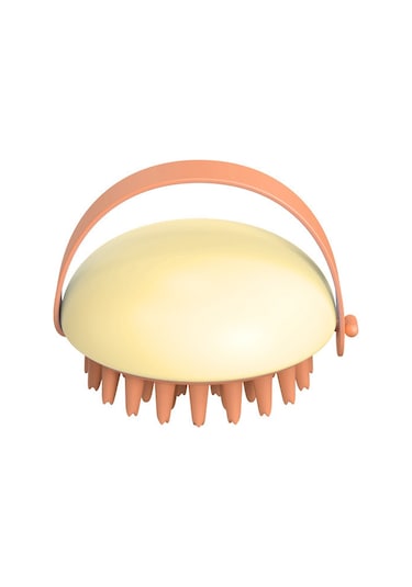 Kangvka Yumuşak Tüylü Silikon Banyo Fırçası - Bebek Ve Evcil Hayvanlar İçin Kuru Masaj & Şampuanlama Aleti Fluoresan Pembe Diğer