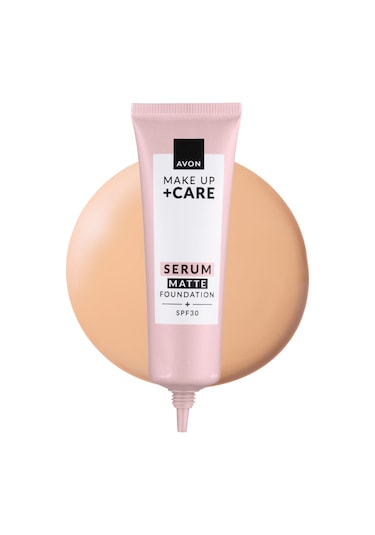 Make Up + Care 3ü 1 Arada Mat Serum Fondöten 30 Ml. 120n Porcelain 0
