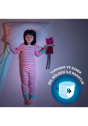 Drynites Emici Gece Külot Bez Kız 4-7 Yaş 17-30 Kg Large 90 Adet L 9'lu