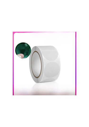 Moveevo Dairesel Boş Etiketler, Elle Sınıflandırma Ve Kapama İçin 500 Adet Sticker Roll 500 Adet