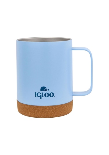 Çelik Mug Termos - Igloo - Cork - 350ml - Buzul Mavi - 205696 Diğer