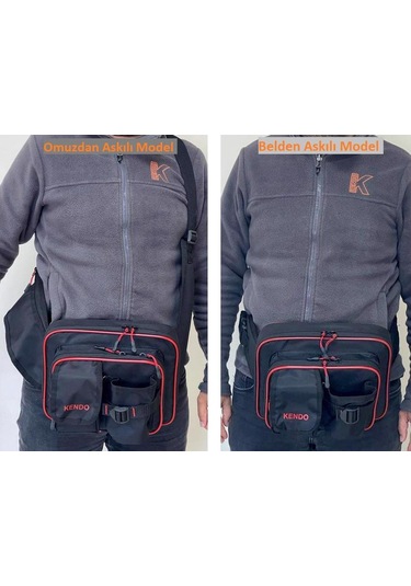 Çok Gözlü Su Geçirmez Ayarlı Bel Ve Omuz Çantası Fonksiyonel