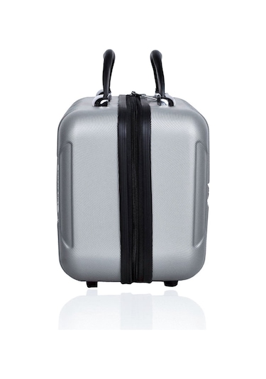 Polo&sky Mars Model Gri Renk Abs Makyaj Çantası El Valizi