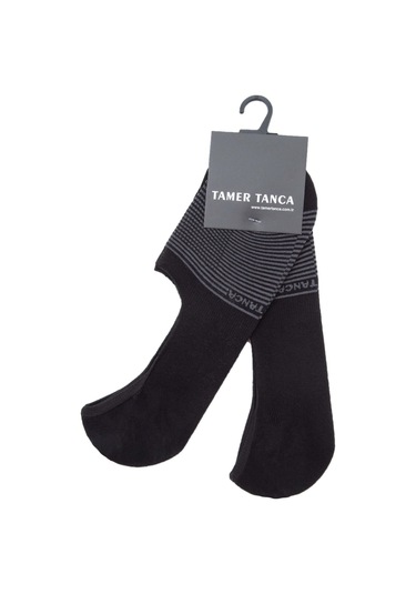 Tamer Tanca Erkek Pamuklu Siyah Çorap 855 Spr 0007 Erk Crp 40-45 2lı Set Sıyah/grı Siyah