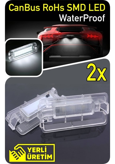 Seat Arosa 6h 1997-2004 Canbus Led Plaka Aydınlatma Ledi Lambası