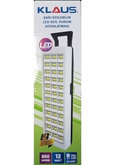 Aktek Klaus Ke47733 Acil Aydınlatma Işıldak 12w