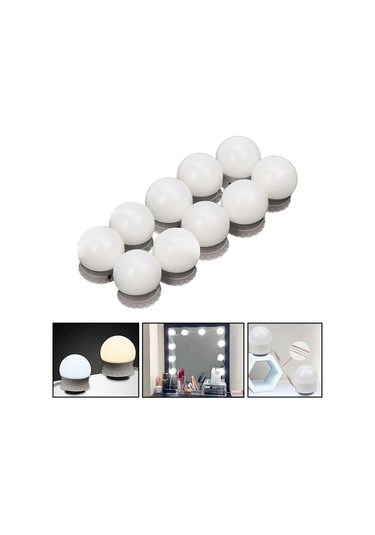 Suntek 10 Led Makyaj Aynası Işıkları Süper Parlak Banyo