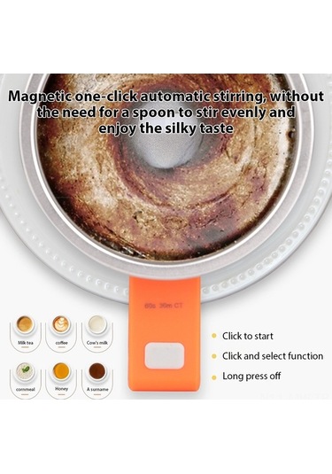 Novahub Kendinden Karıştırmalı Isıtmalı Bardak - 300ml Usb Şarjlı Beyaz Beyaz