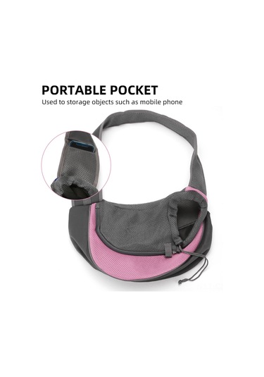 Samdoo Küçük Evcil Hayvanlar İçin透气klı Askılı Taşıma Çantası - Pembe S 3 Kg'a Kadar , Kolluklu, Ayarlanabilir Kemer, Güvenli Kilit Ve Çekmecik Tasarımı