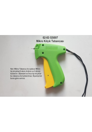 Cady 4.4Mm Mikro Kılçık Tabancası 02-03 Gs007