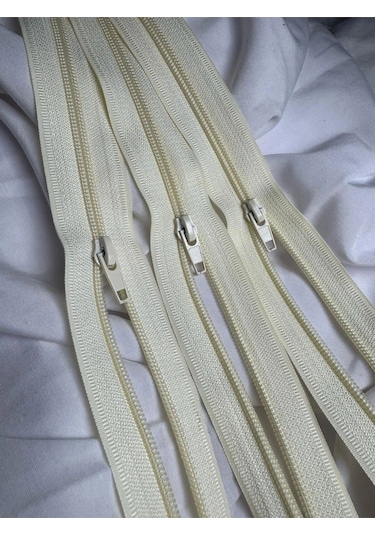 Tip10 Fermuar Krem 5 Adet 48cm