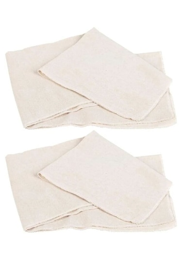 Ekmek Mayalama Bezi 50x70 Cm, %100 Pamuk, Amerikan Pasa Bezi, 2 Adet Doğal