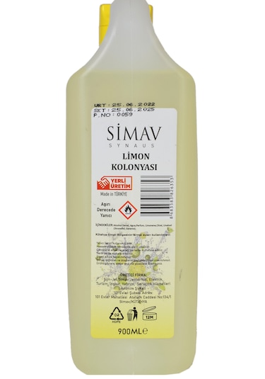 Simav Synaus Termal Sulu Limon Kolonyası Seti 4'lü