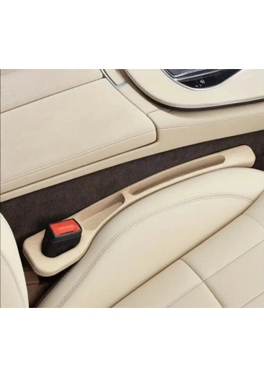 Atay Garage 2 Adet Krem Renk Araba Koltuk Arası Düzenleyici 7-40cm Ebatlarında Uyumlu