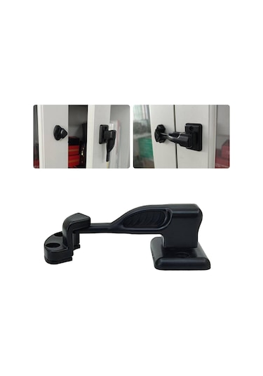 Suntek Rv Kabin Mandalı Kilitli Dolap Kapı Yakalama Siyah