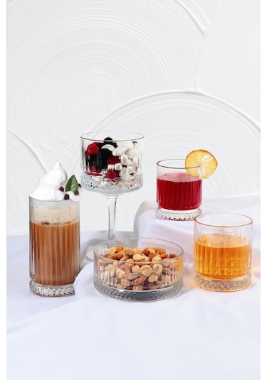 Paşabahçe Elysia 20 Parça Su Bardak - Meşrubat Bardağı Ve Çerezlik Seti Takımı