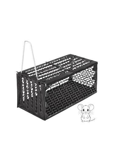 Büyük Fare Sıçan Tuzağı Kafesi Kapanı Canlı Yakalama Tutma Yaylı Tuzak Fakı