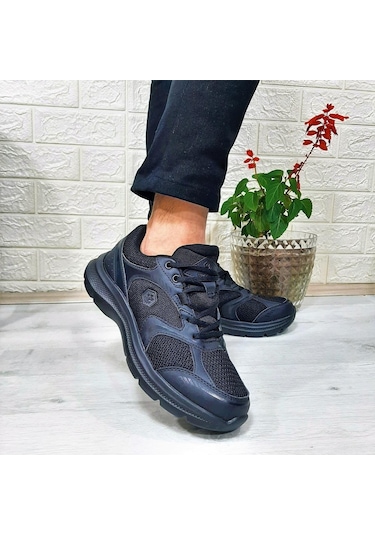 Lumberjack Jumbo Siyah Memoryfoam Hafif Rahat Spor Ayakkabı 001