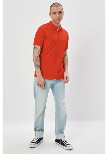 Lee Erkek Pembe Polo Tişört L211810512 Pembe