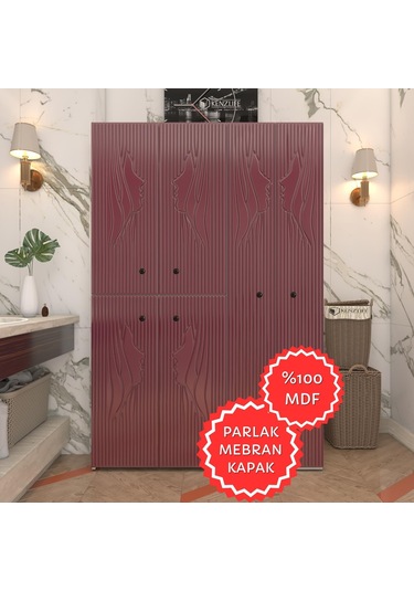 Kenzlife Membran Çamaşır Kurutma Makinesi Dolabı Yaromira Fşybyz Yüzyüze 180 120 64 Mebran Kapak Mdf Gövde Beyaz