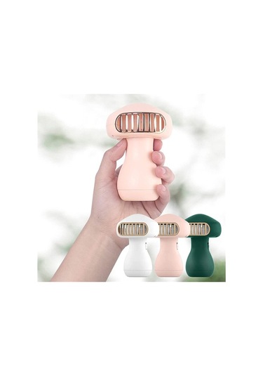 Ofis Kampı Dış Mekan, Pembe Için 500 Mah Pil Usb Şarj Edilebilir Fan 4384 Pembe