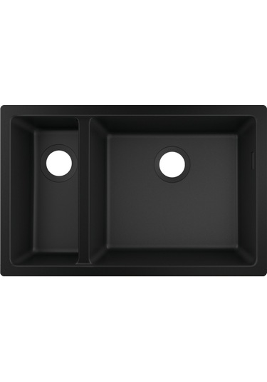 Hansgrohe S51 S510-U635 Tezgah Altı Eviye 180 / 450 Grafıt Siyah 43