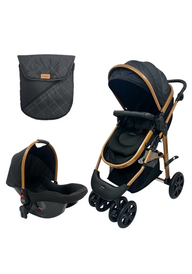 Bebegold Travel Sistem, Çift Yönlü, Seyahat Sistem Bebek Arabası / Mama Sandalyesi Set