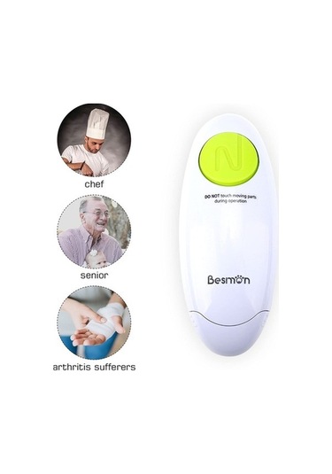 Ulzyvf Yeni Otomatik Mutfak Mühürlü Kavanozlar Açma Aleti, Güçlü Ve Dayanıklı Pratik Beyaz Aleti Diğer