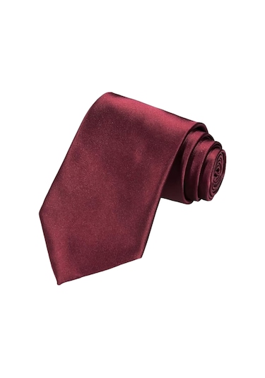 Tezzgelsin Saten Kravat 4'Lü Pembe - Kırmızı - Bordo - Gül Kurusu Çok Renkli