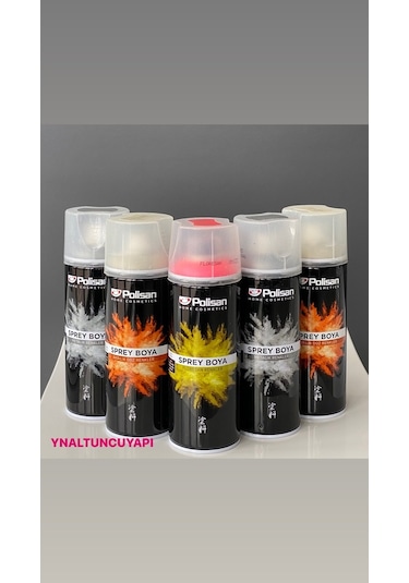 Polisan Metalik Sprey Boya 400 Ml