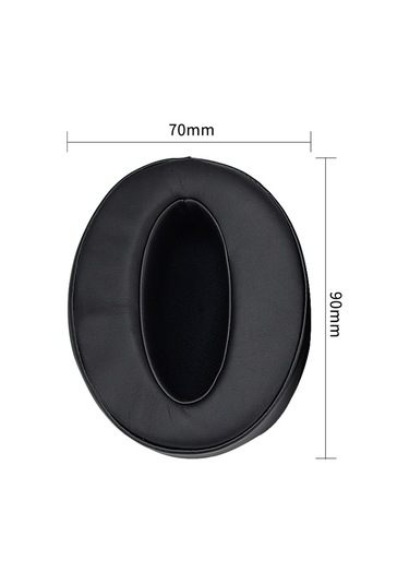 Sennheiser Hd4.50bt / Hd4.50btnc / Hd4.40bt Kulaklık Yastığı Sünger Kapağı Kulaklıklar Yedek Kulak Yastıkları Siyah